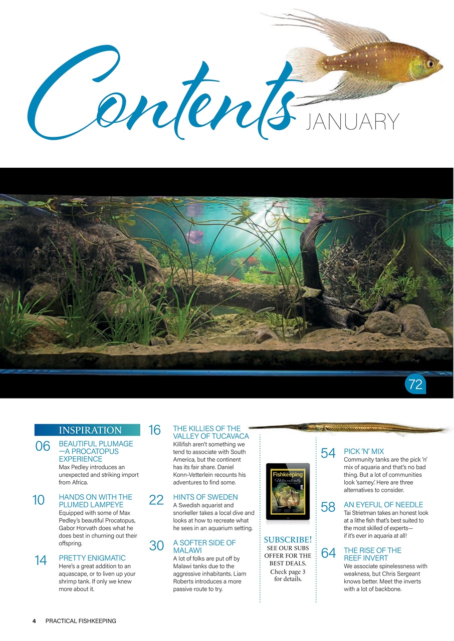 Practical Fishkeeping Preview Pages