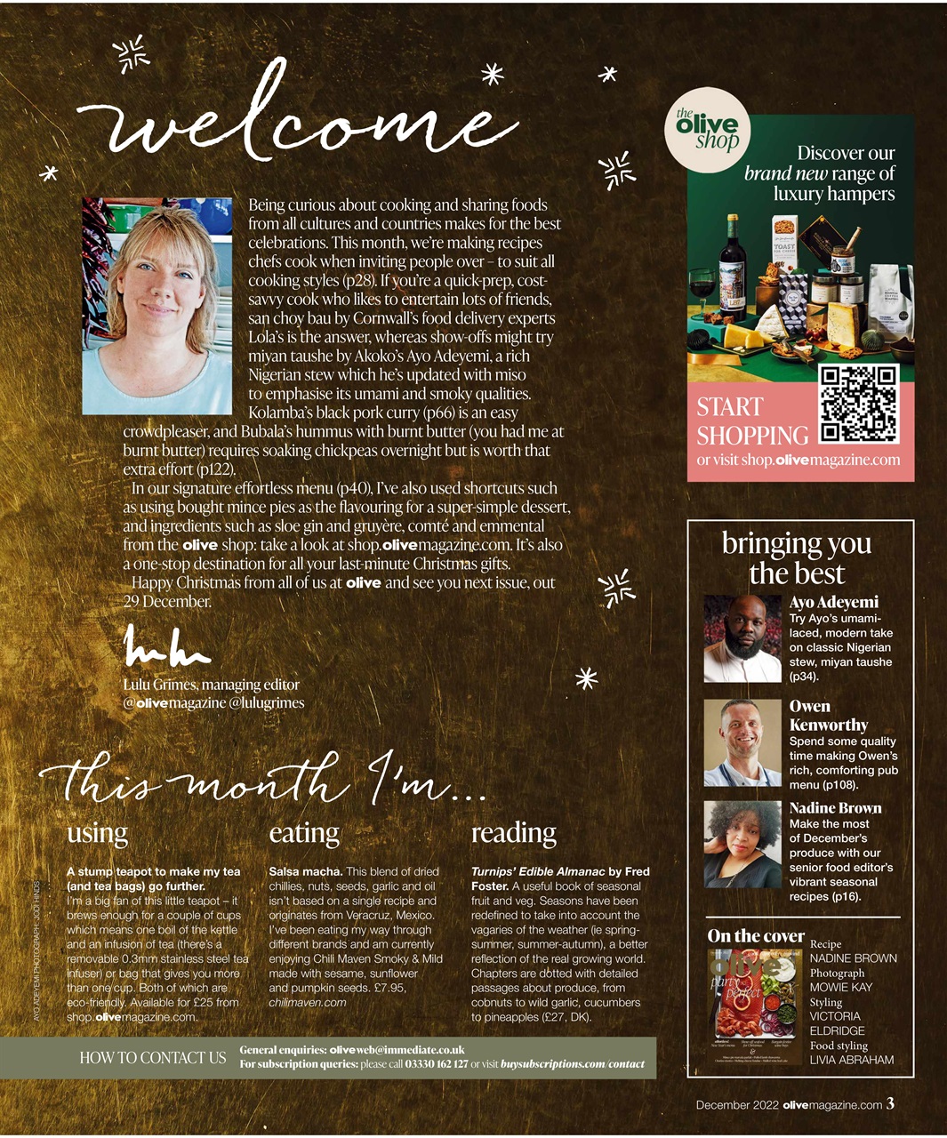 Olive Magazine Preview Pages