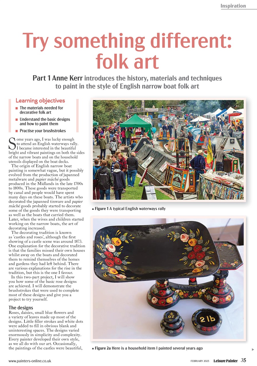 Leisure Painter & The Artist Preview Pages
