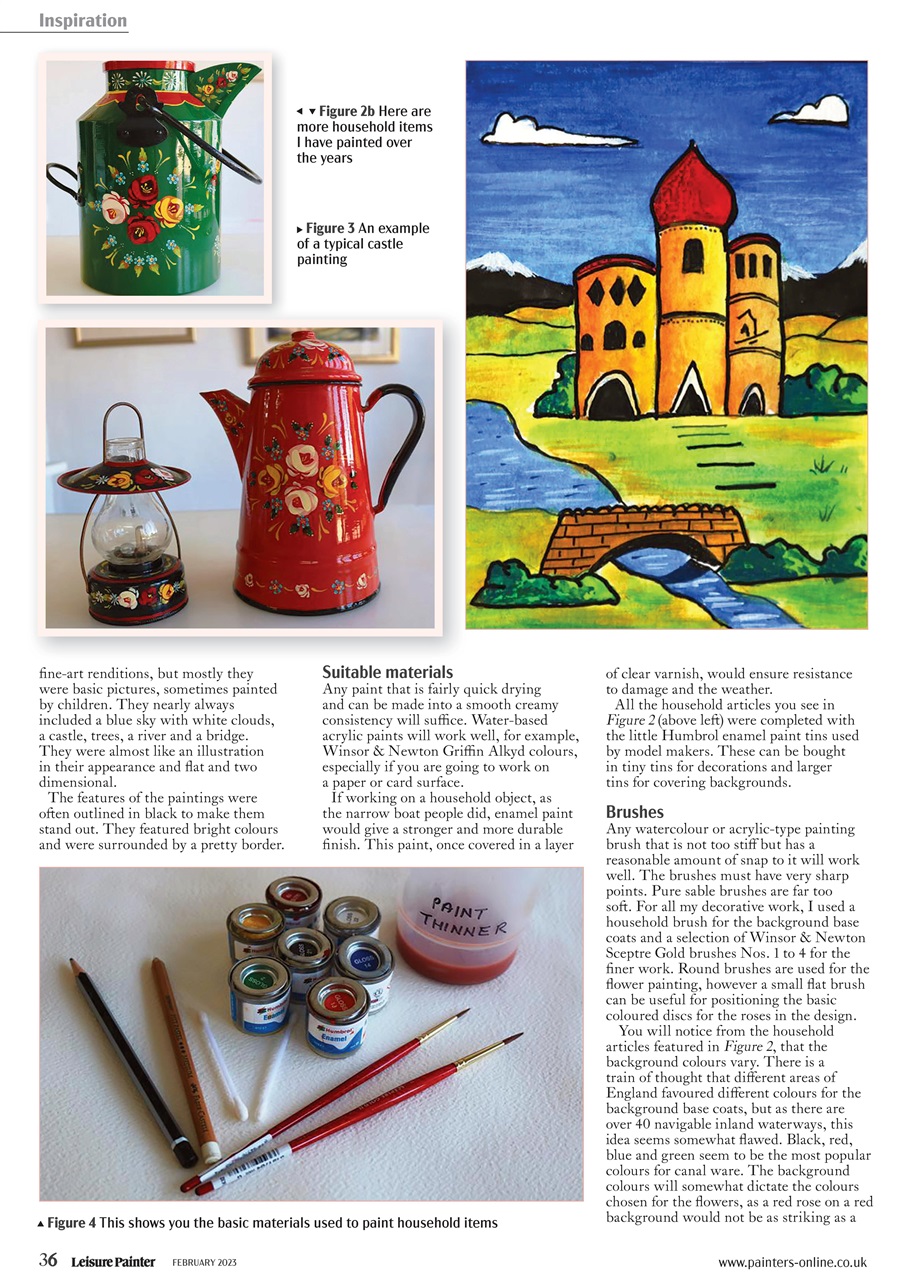 Leisure Painter & The Artist Preview Pages