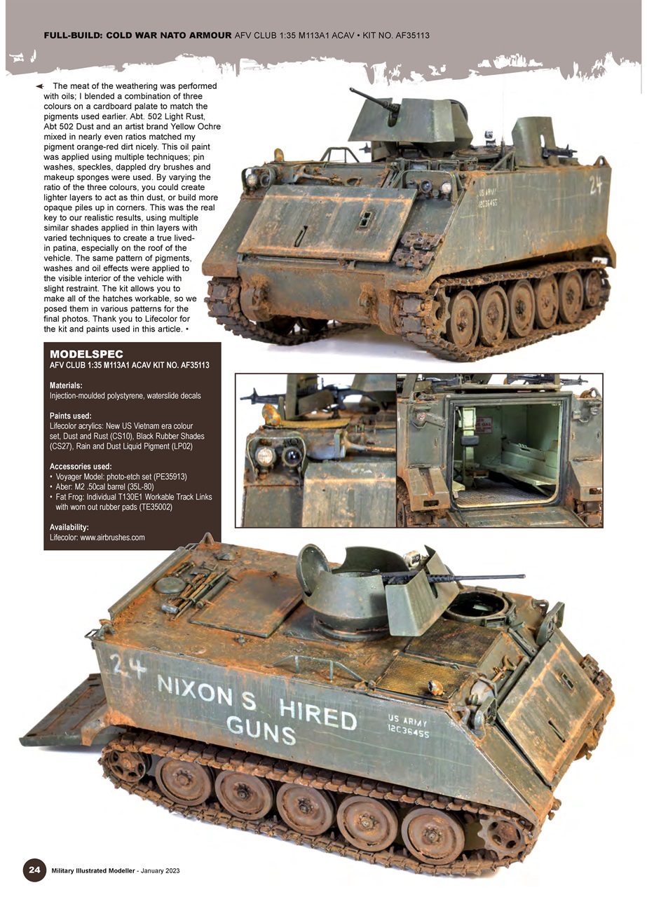 MIM: AFV Edition Preview Pages