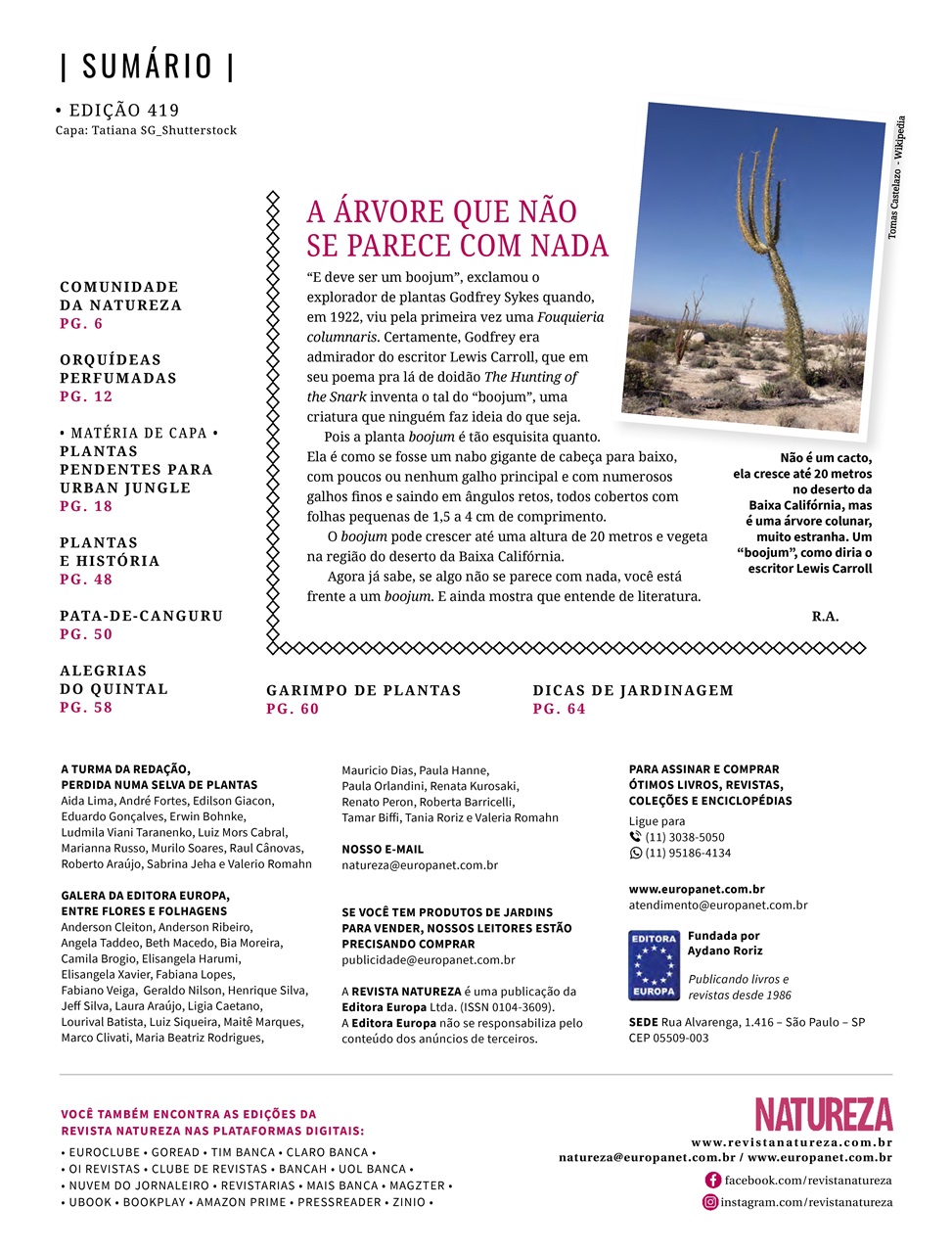 Natureza Preview Pages