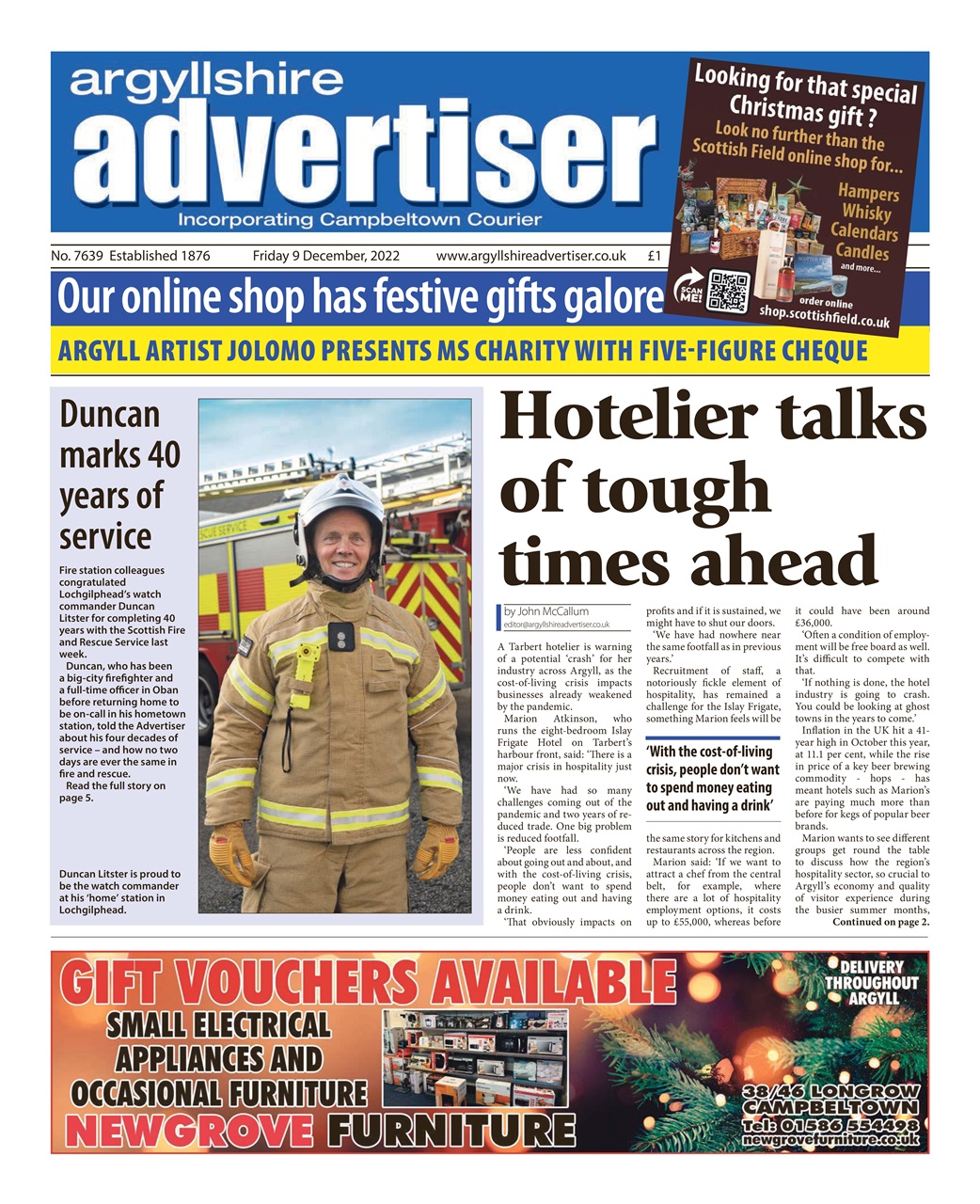 Argyllshire Advertiser Preview Pages