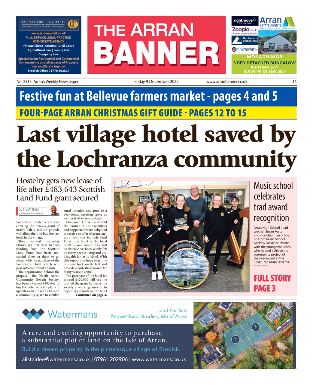 Arran Banner Preview Pages