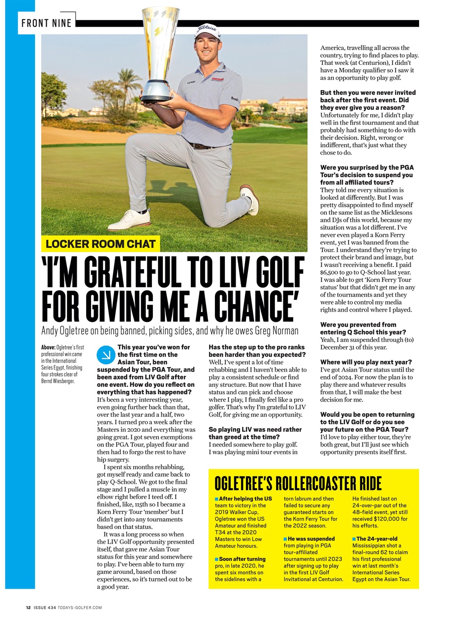 Today's Golfer Preview Pages