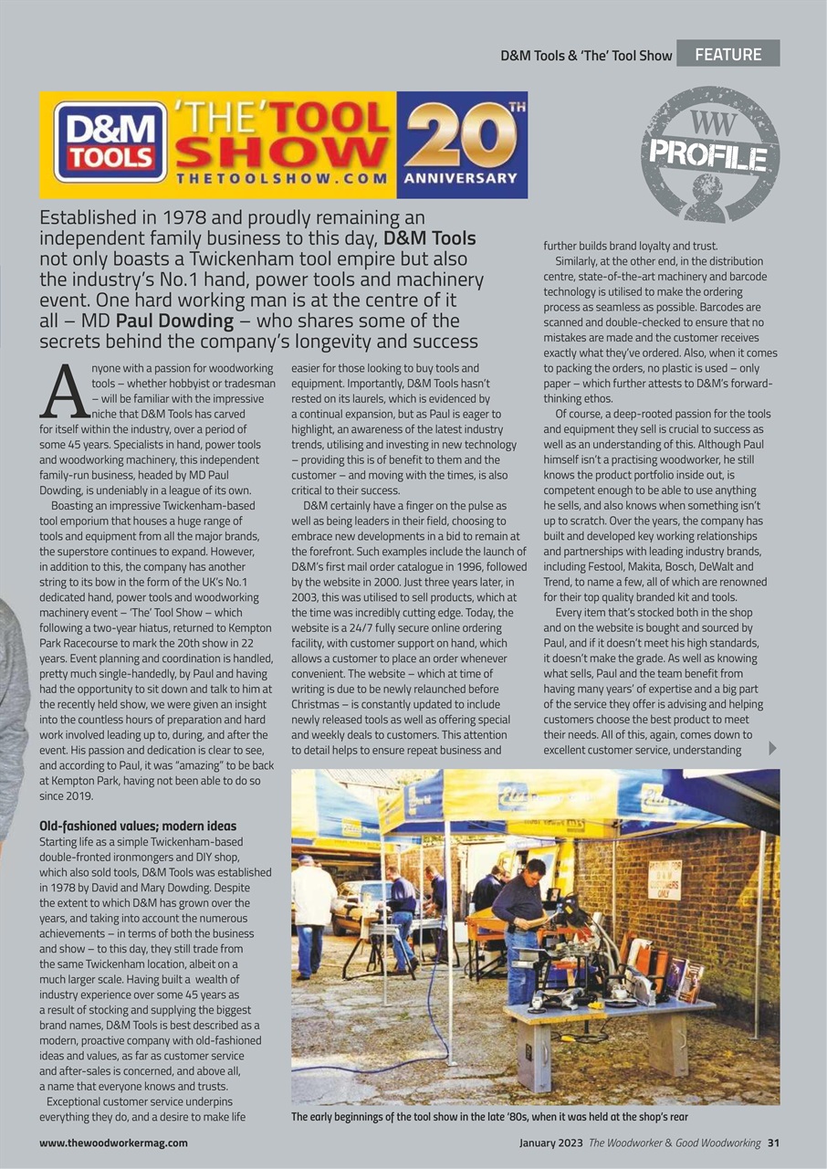 The Woodworker Magazine Preview Pages