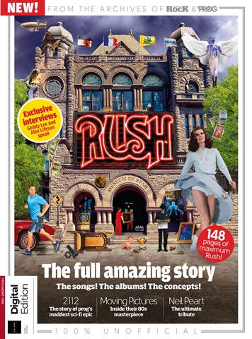 Music Magazine issue Classic Rock & Prog Present: Rush Third Edition