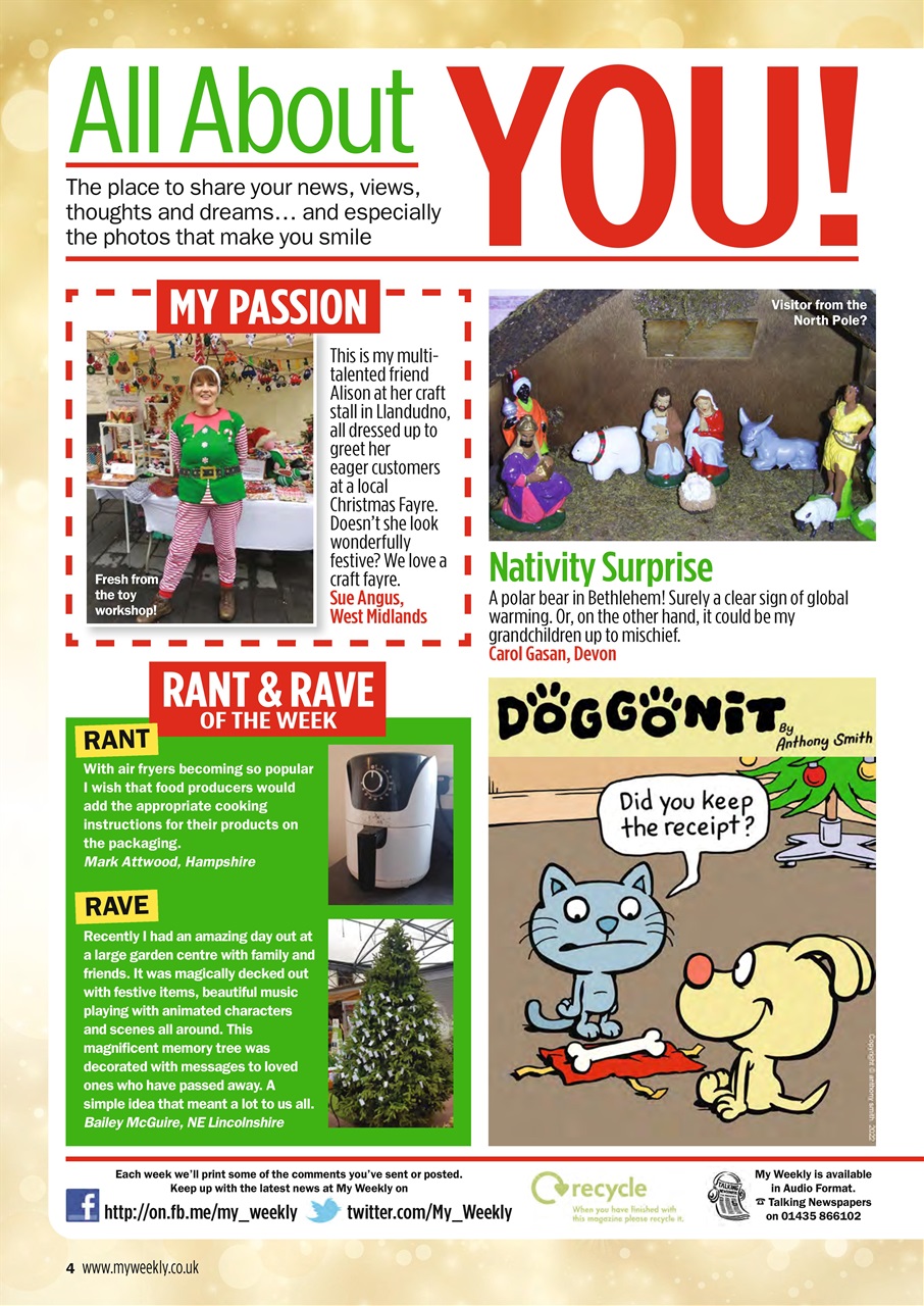 My Weekly Preview Pages