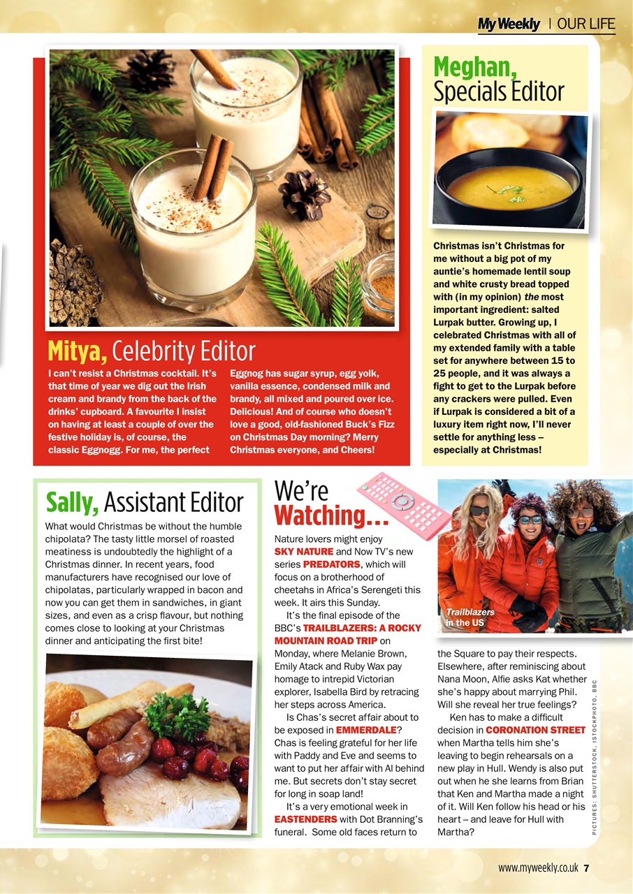 My Weekly Preview Pages