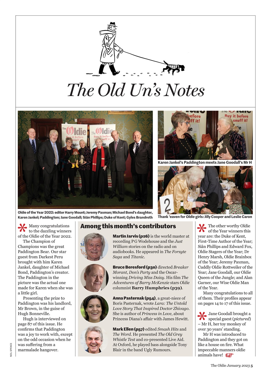 The Oldie Preview Pages