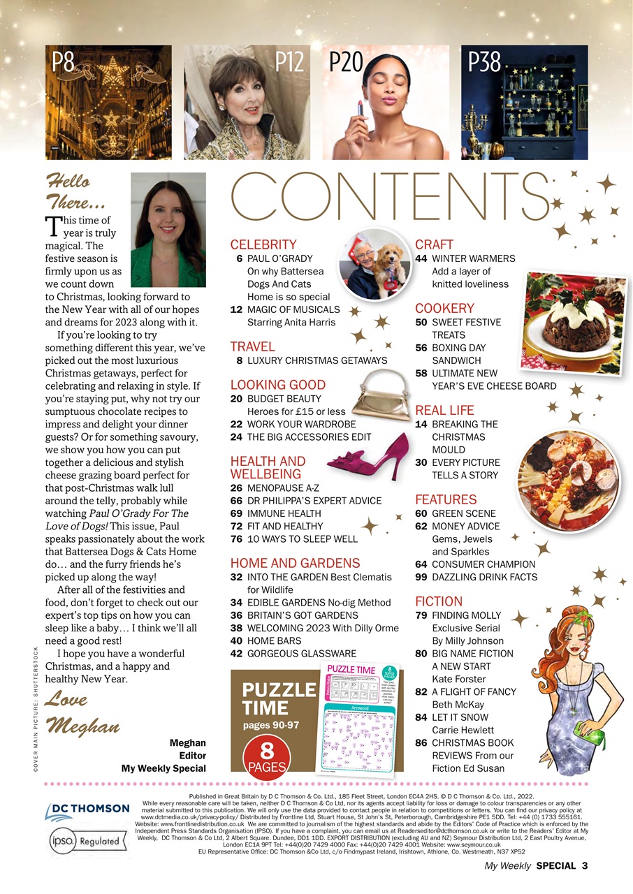 My Weekly Special Preview Pages