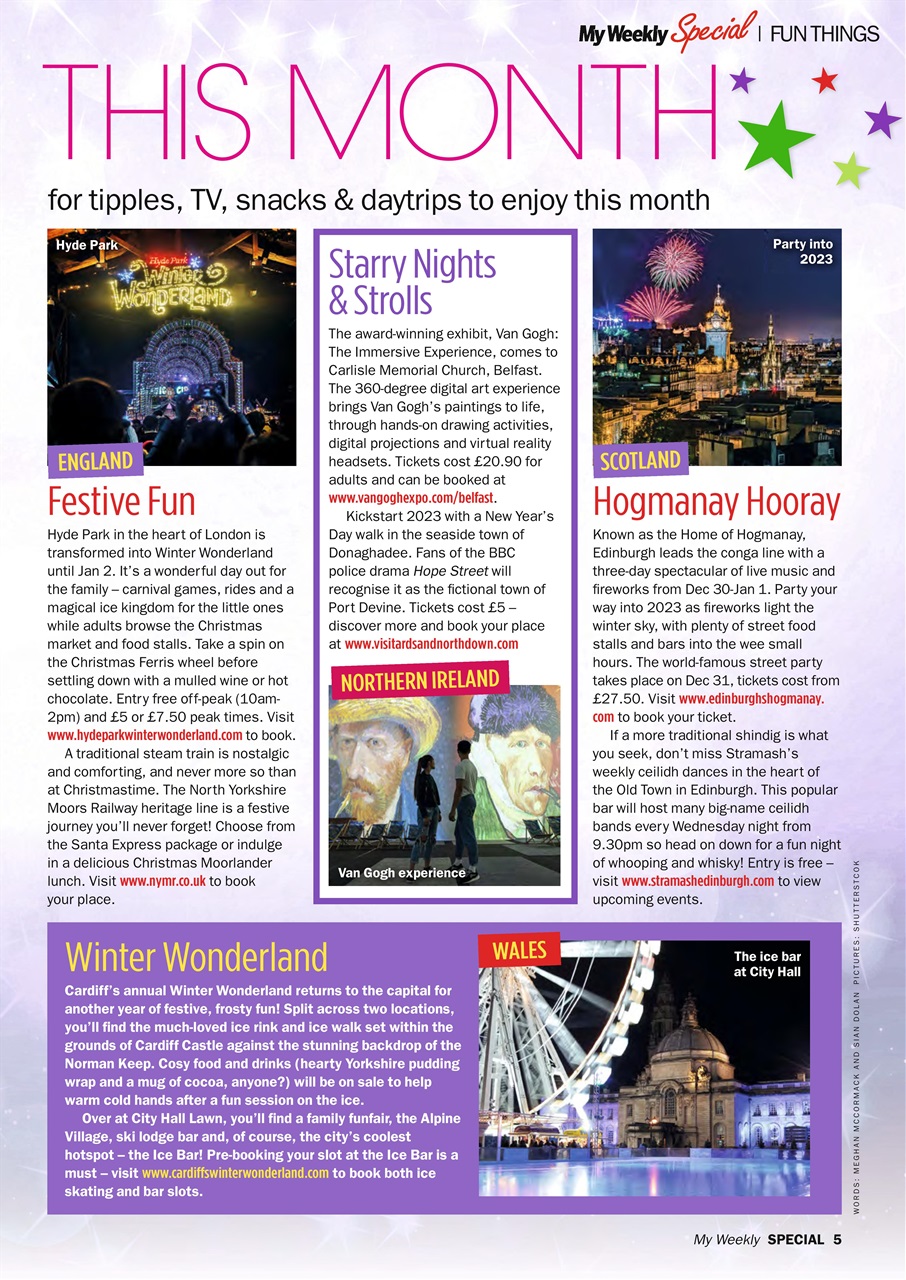 My Weekly Special Preview Pages