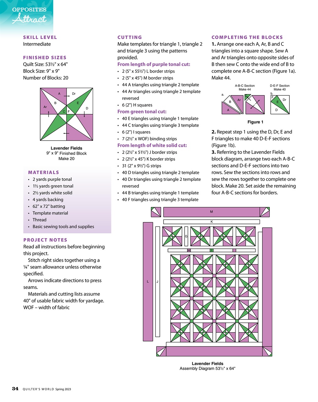 Quilter's World Preview Pages