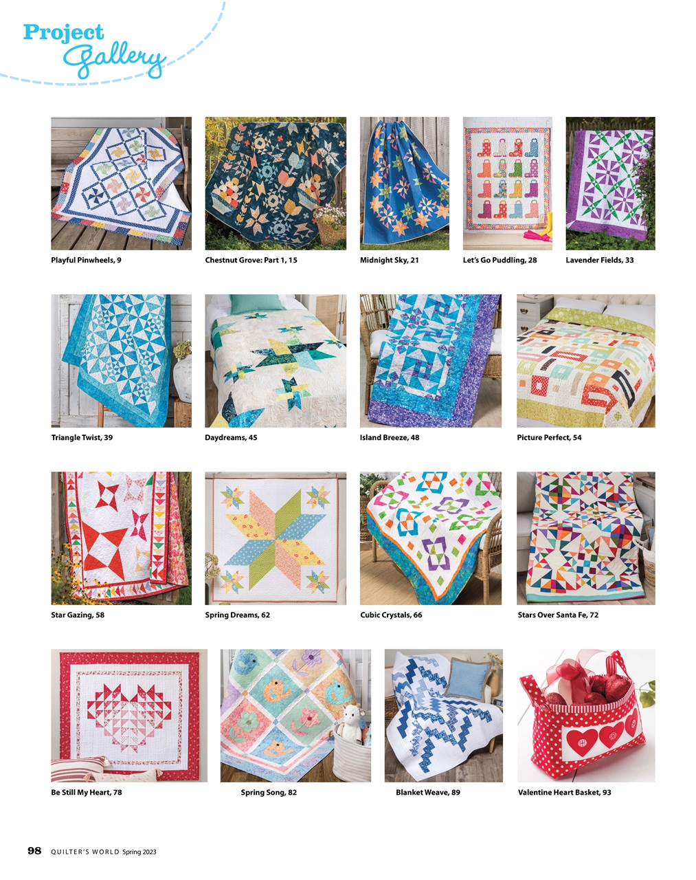 Quilter's World Preview Pages