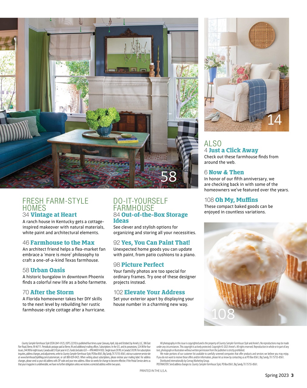 Farmhouse Style Preview Pages