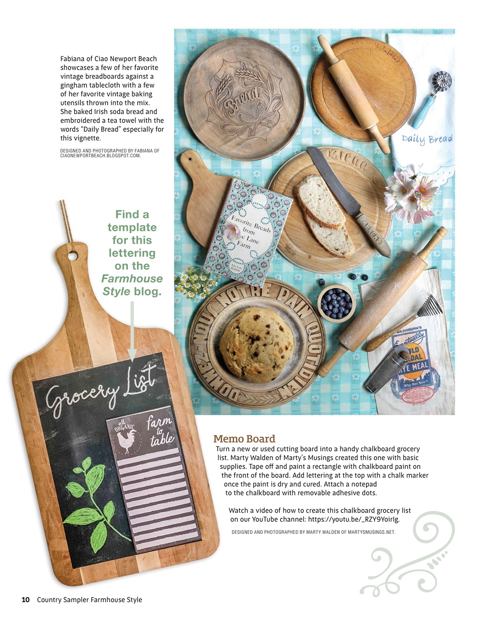 Farmhouse Style Preview Pages