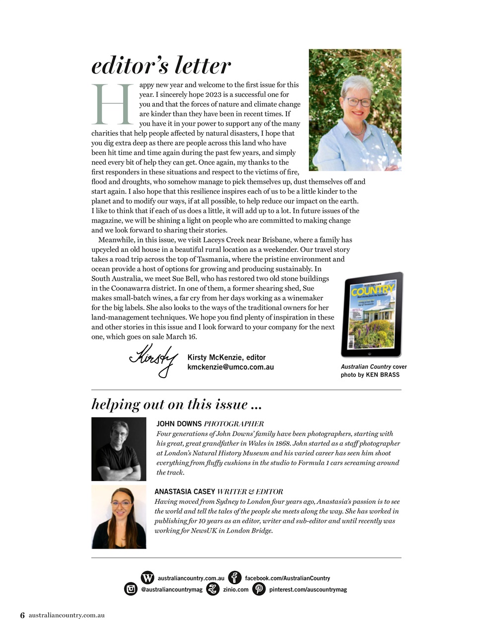 Australian Country Preview Pages