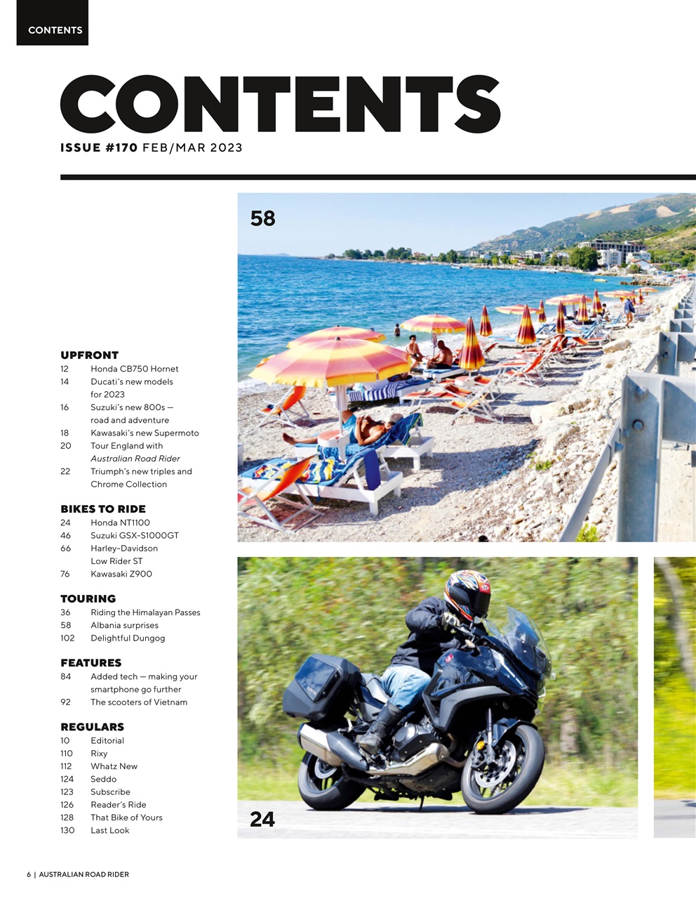 Australian Road Rider Preview Pages