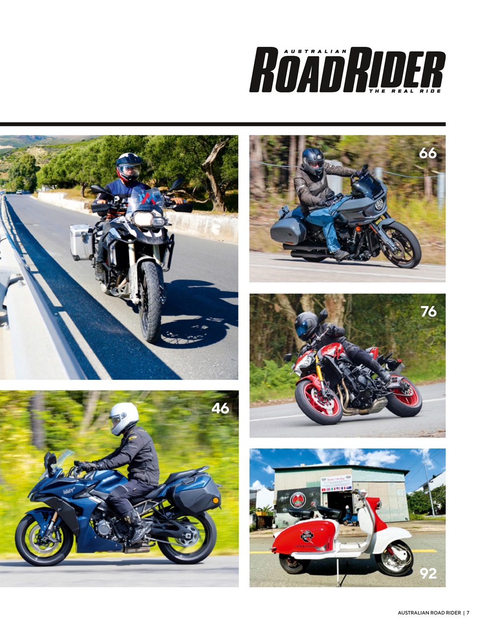 Australian Road Rider Preview Pages