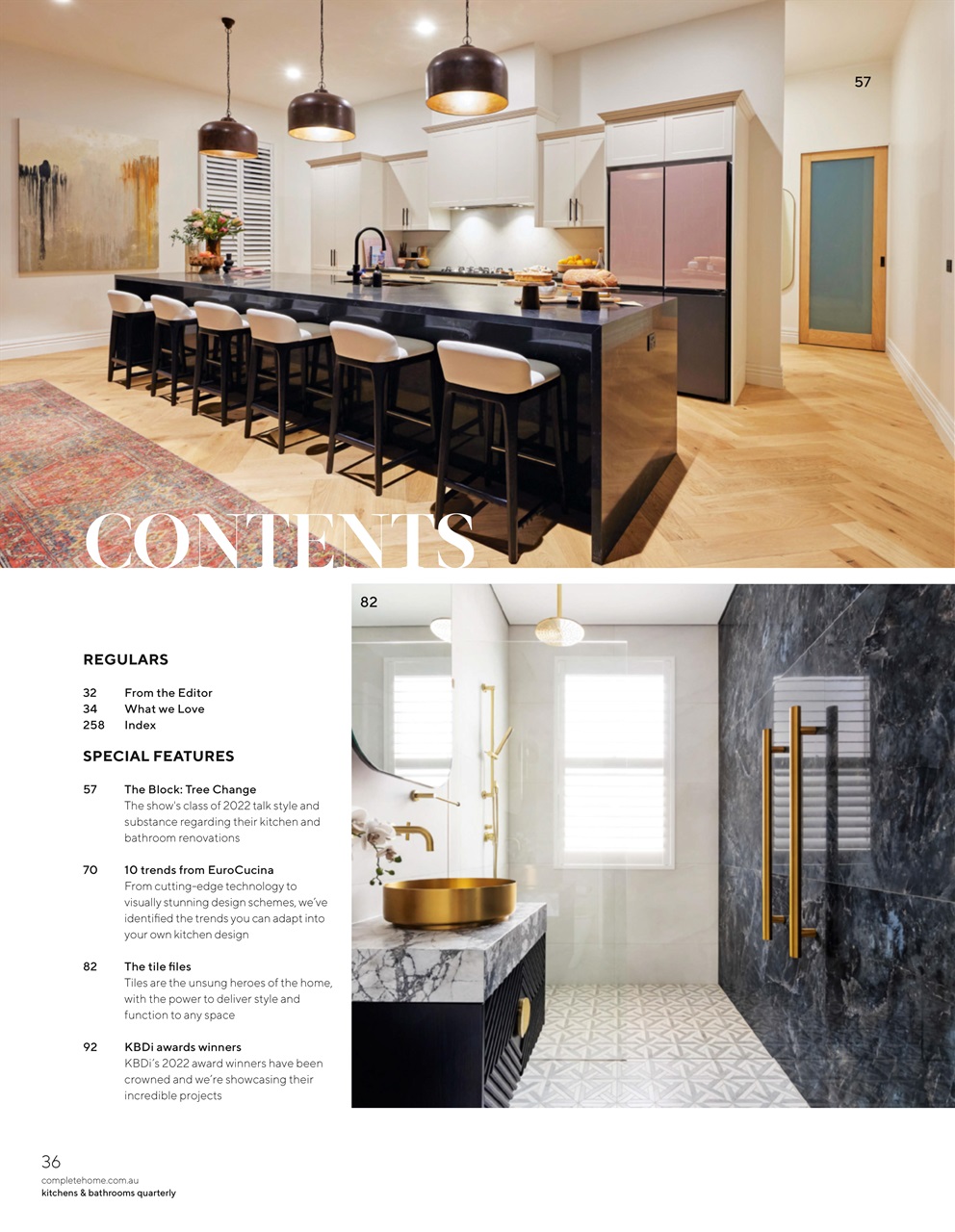 Kitchens & Bathrooms Quarterly Preview Pages