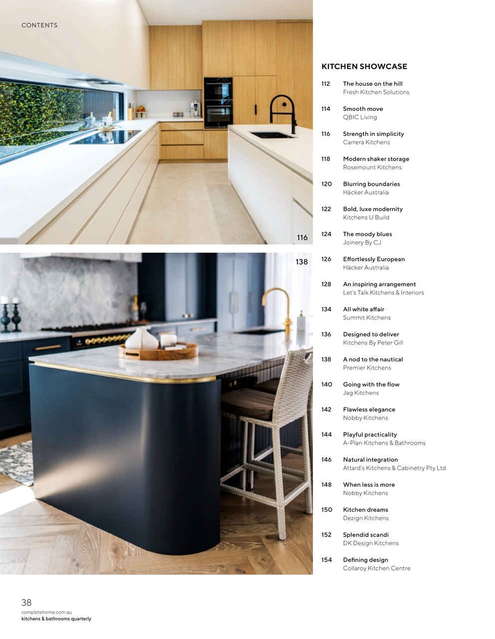 Kitchens & Bathrooms Quarterly Preview Pages