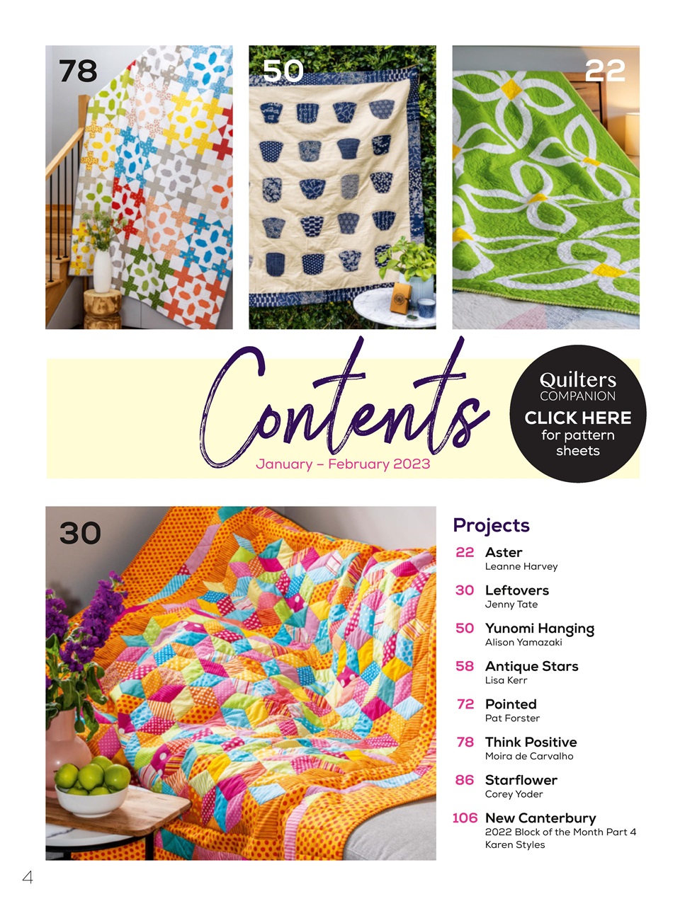 Quilters Companion Preview Pages