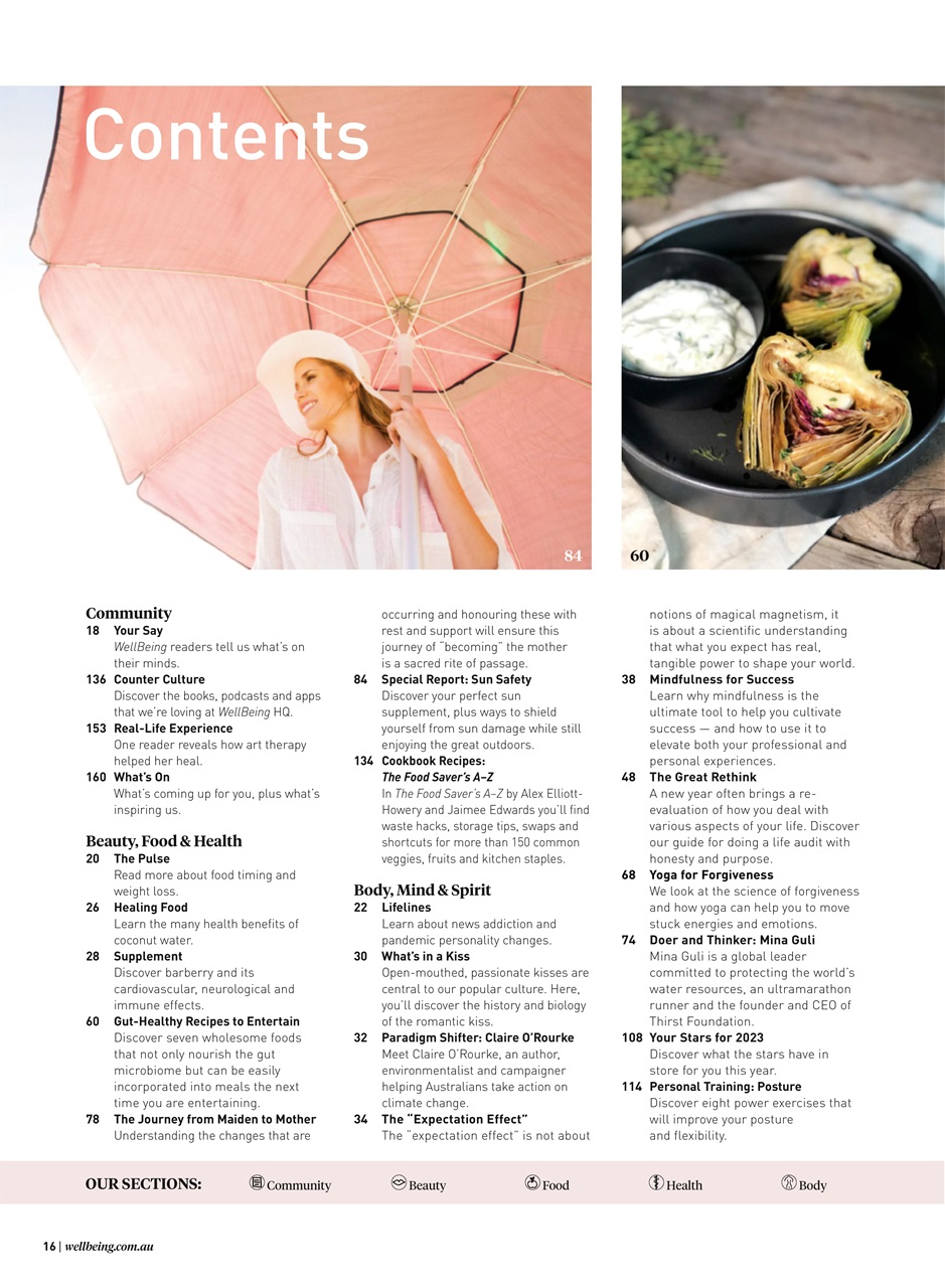 WellBeing Preview Pages