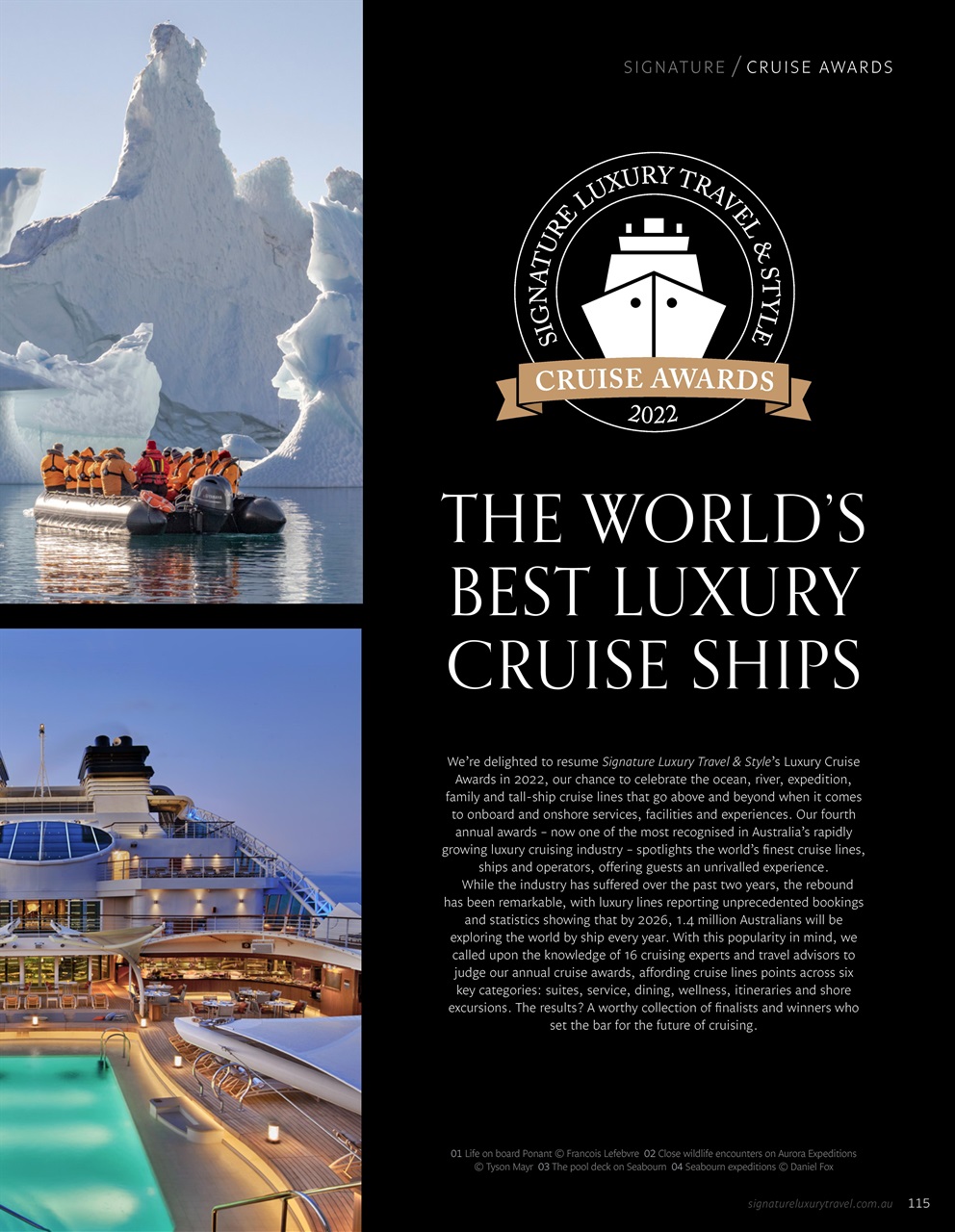 Signature Luxury Travel & Style Preview Pages
