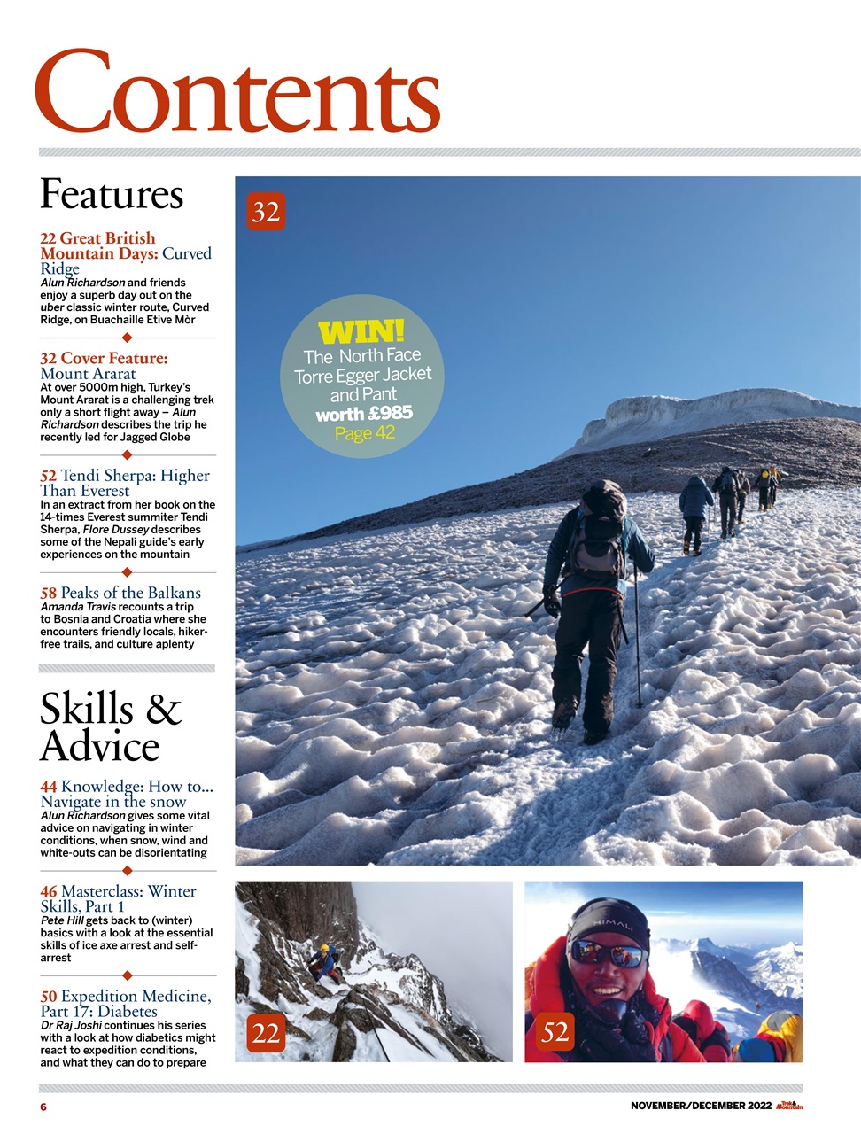Trek & Mountain Magazine Preview Pages