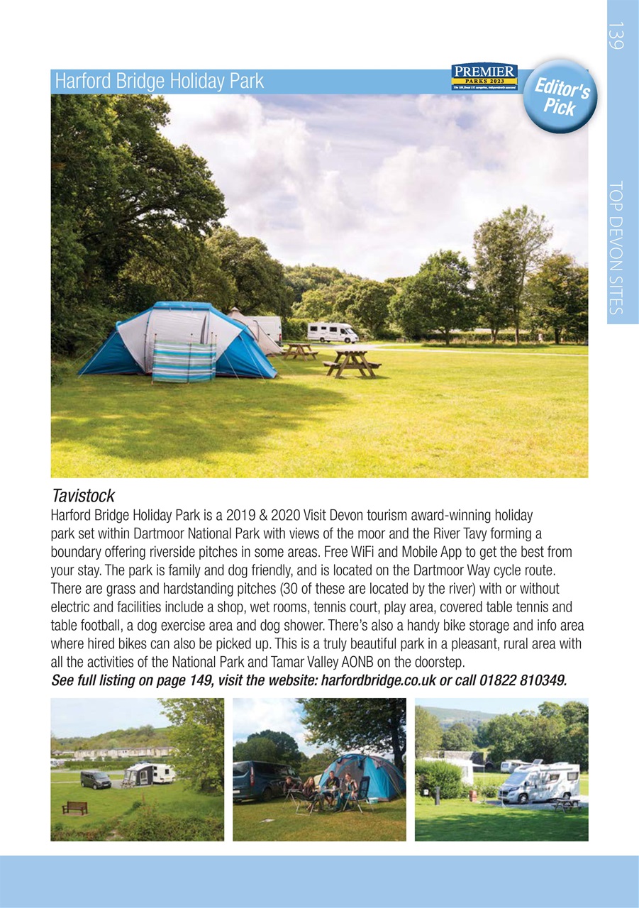 Campsite Finder Preview Pages