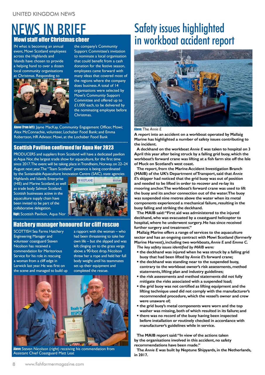 Fish Farmer Magazine Preview Pages