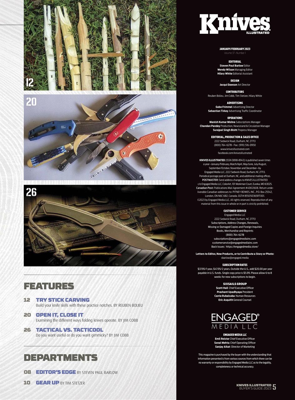 Knives Illustrated Preview Pages