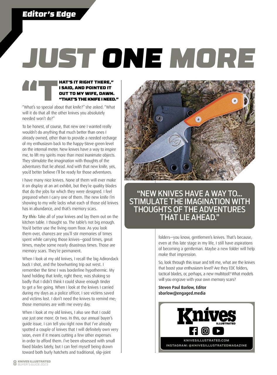 Knives Illustrated Preview Pages