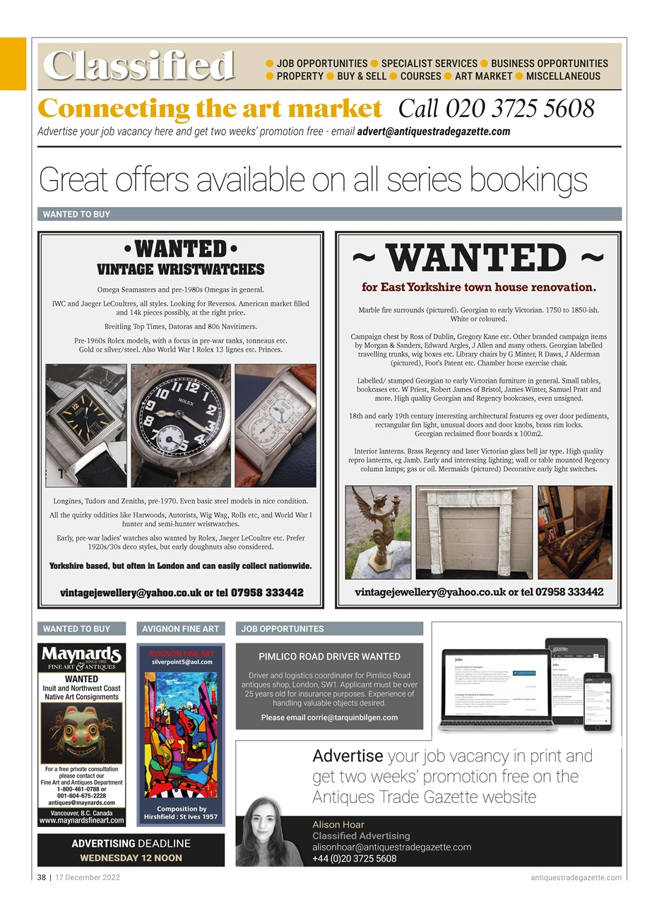 Antiques Trade Gazette Preview Pages