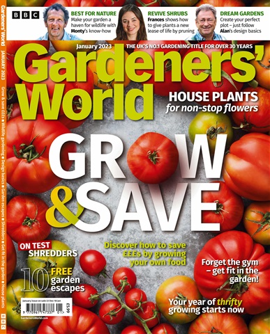 BBC Gardeners’ World Magazine issue January 2023