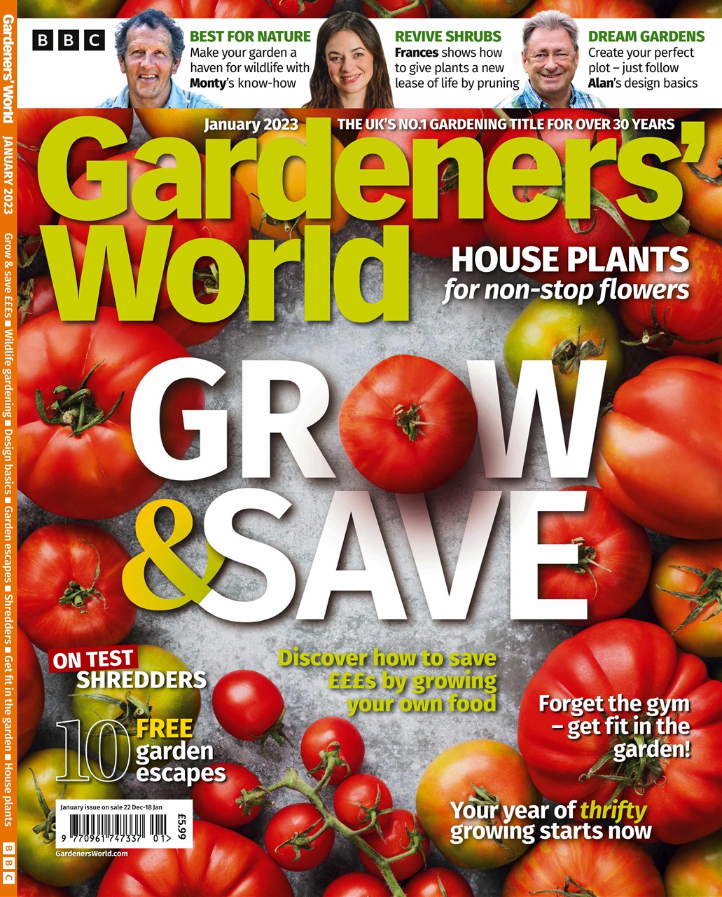 BBC Gardeners’ World Magazine Preview Pages