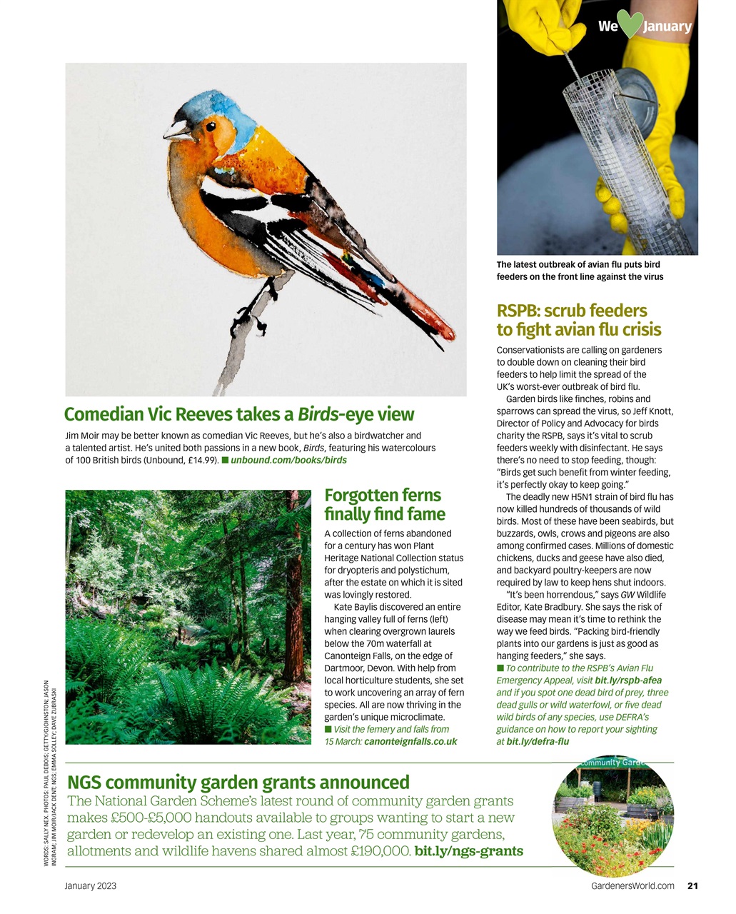 BBC Gardeners’ World Magazine Preview Pages