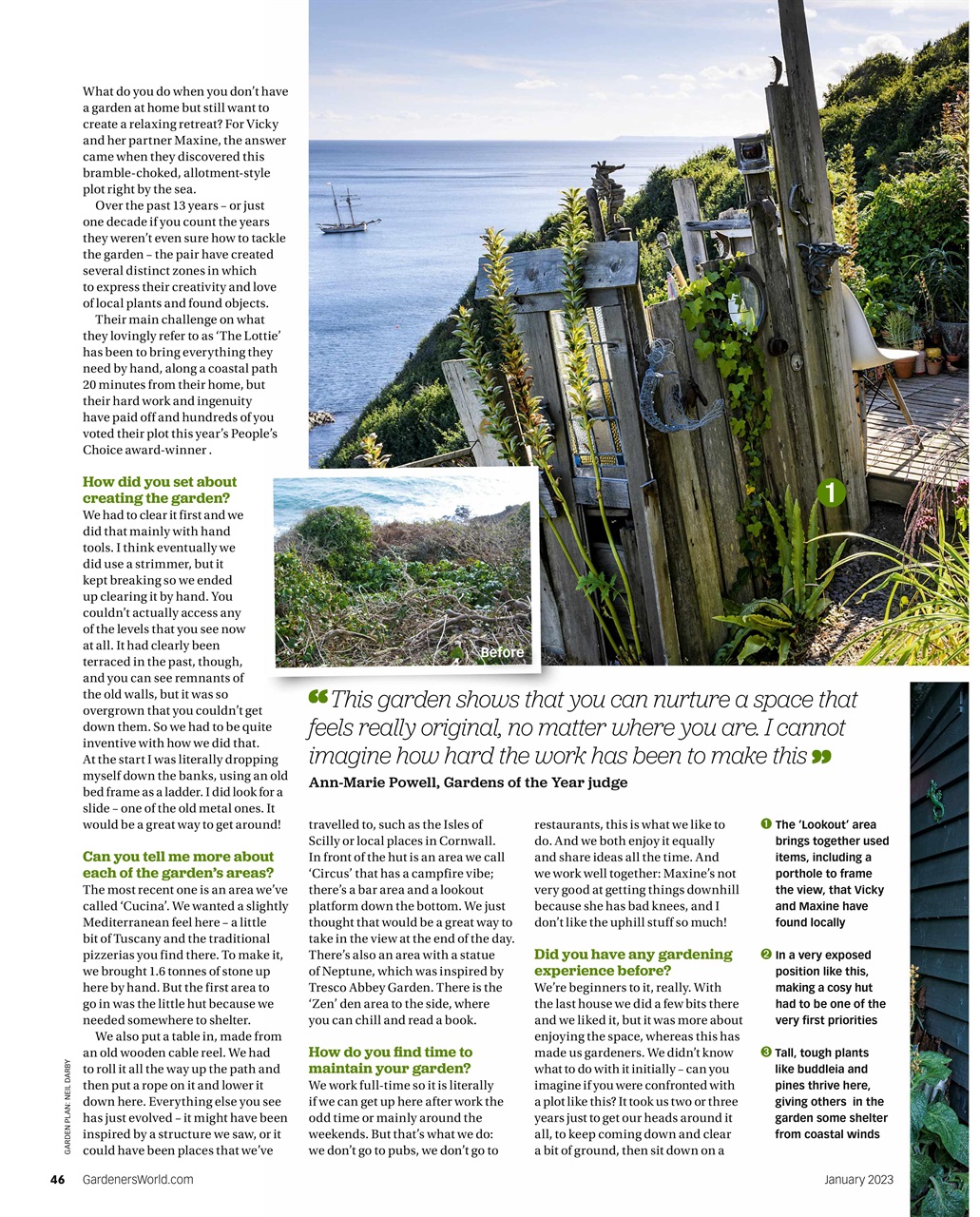 BBC Gardeners’ World Magazine Preview Pages
