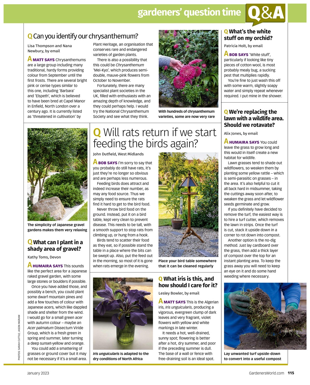 BBC Gardeners’ World Magazine Preview Pages