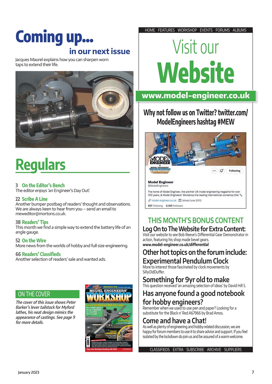 Model Engineer & Workshop Magazine Preview Pages