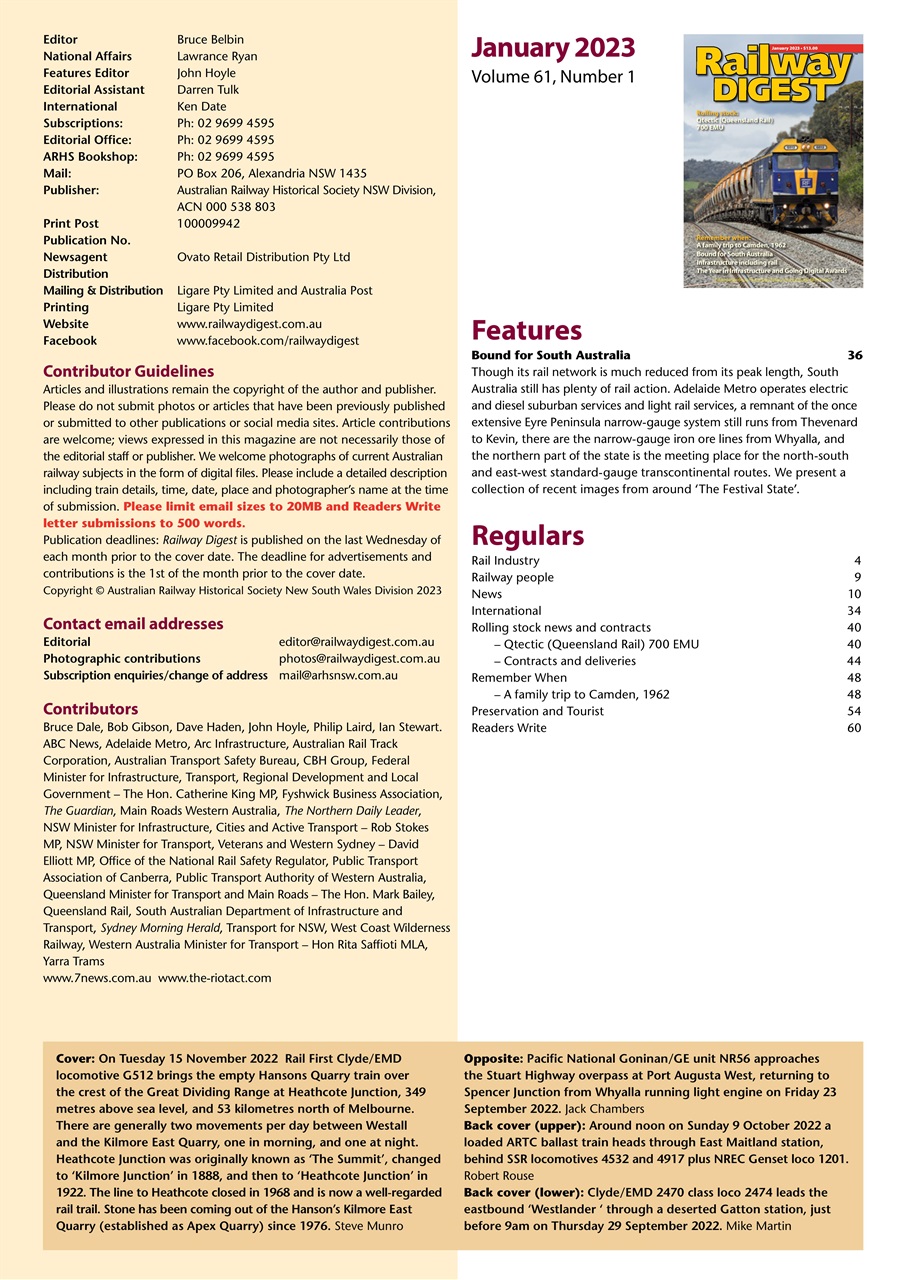 Railway Digest Preview Pages