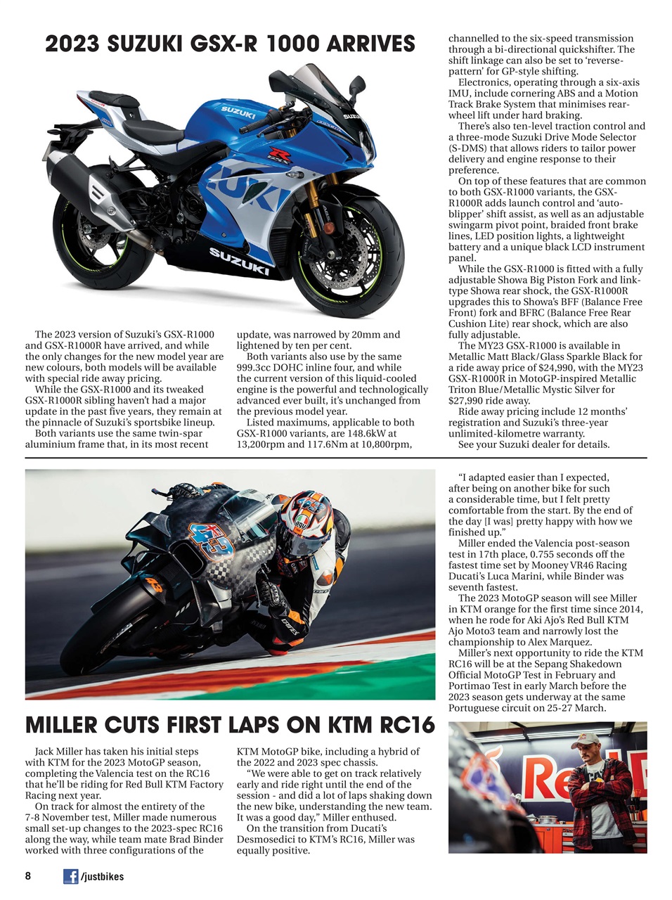 JUST BIKES Preview Pages