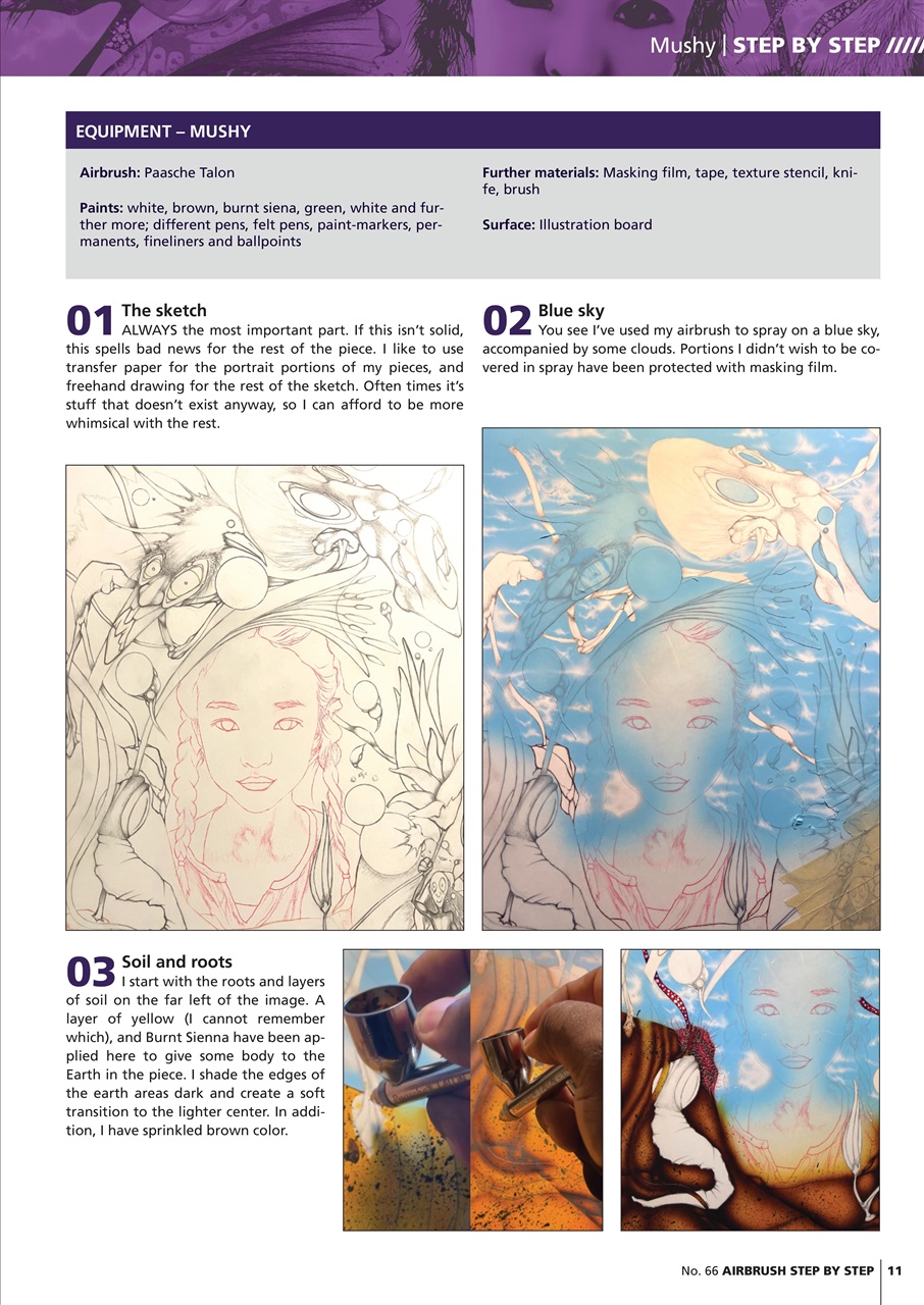 Airbrush Step by Step Preview Pages
