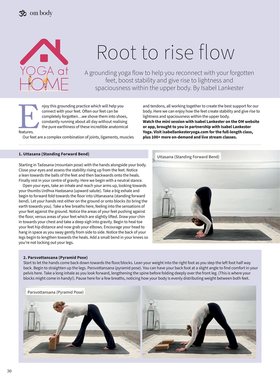 OM Yoga Magazine Preview Pages