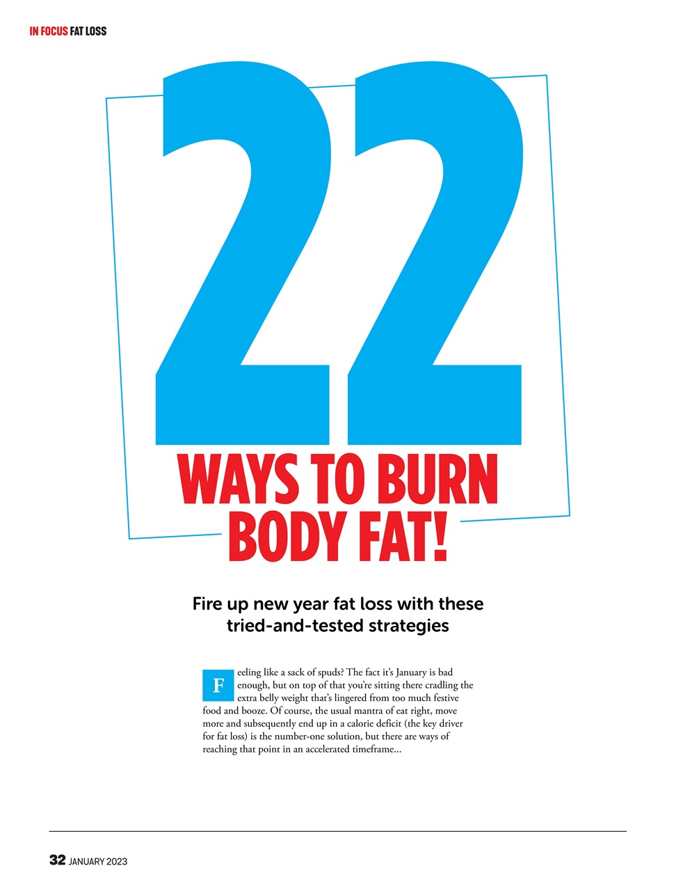 Men's Fitness Preview Pages