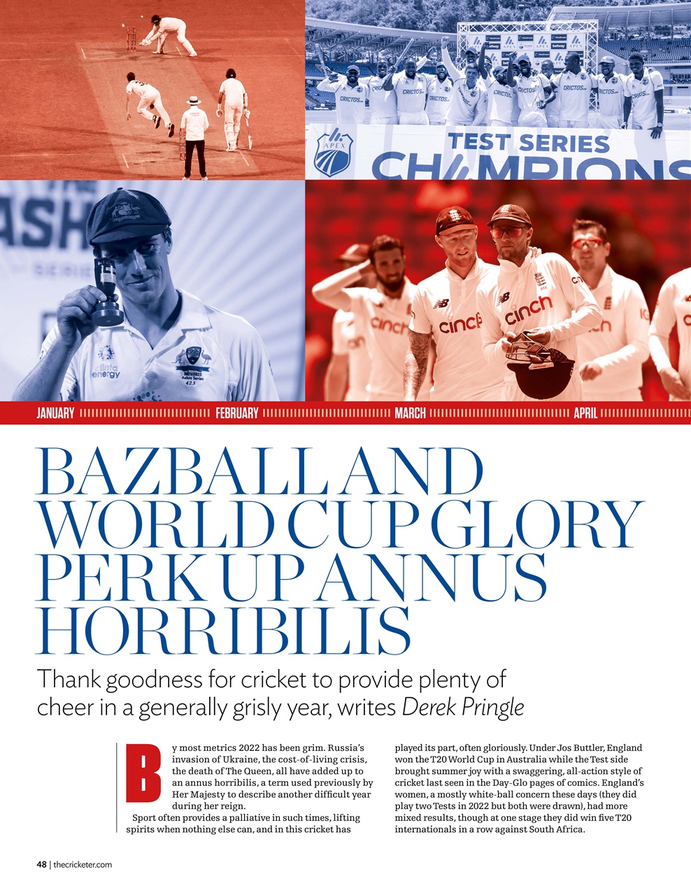 The Cricketer Magazine Preview Pages