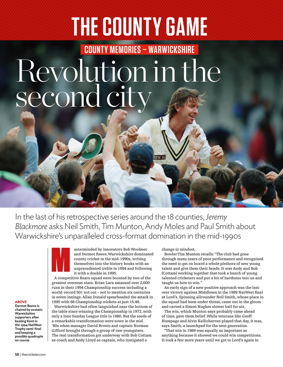 The Cricketer Magazine Preview Pages