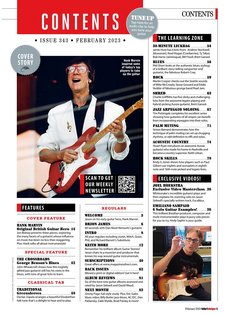 Guitar Techniques Preview Pages