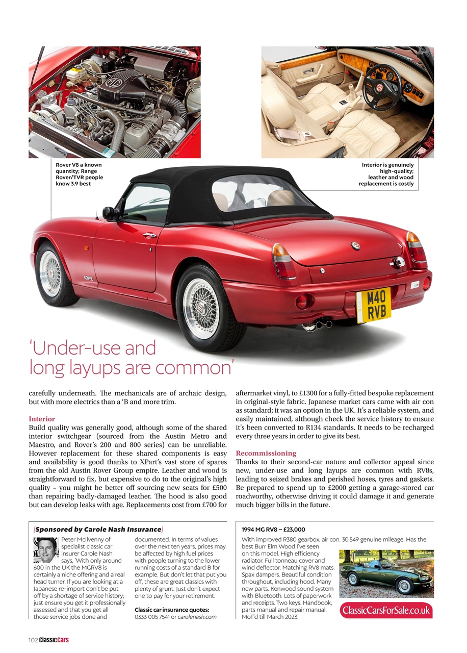 Classic Cars Preview Pages
