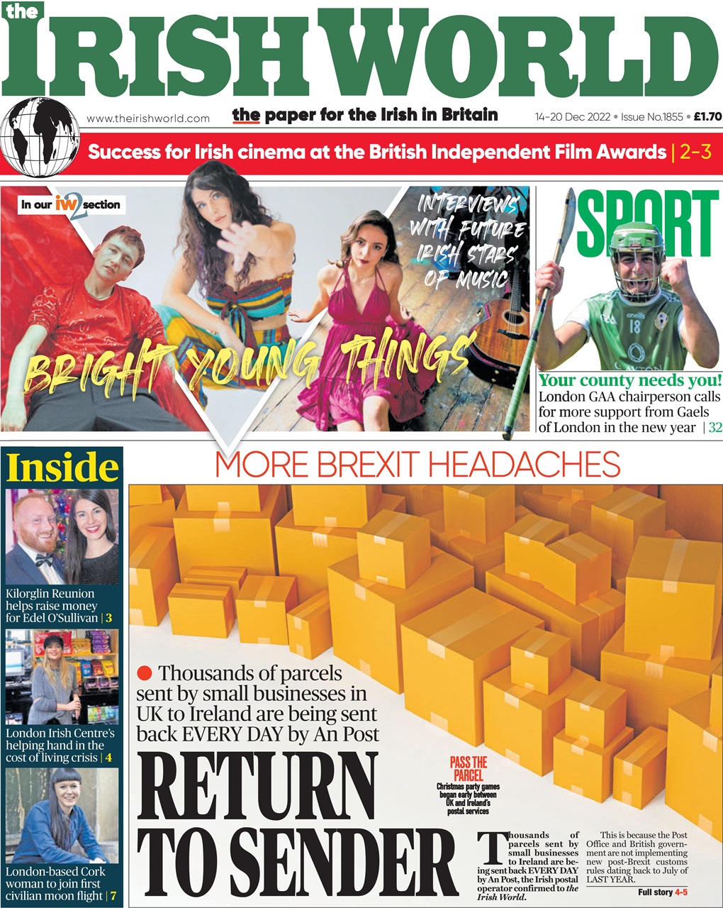 Irish World Preview Pages